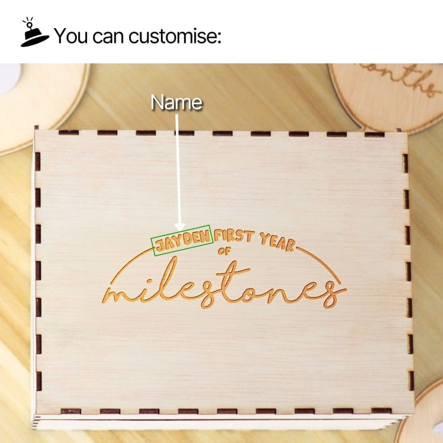 Balloon Baby Milestone Sign - Image 6