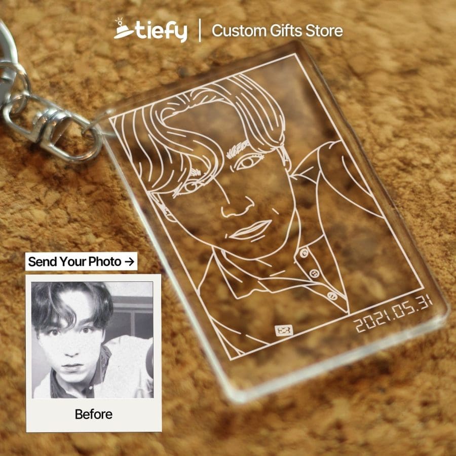 Portrait Keychain.